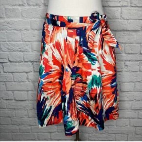 NWT Ann Taylor Abstract Tropical Paper Bag
Skirt Size 0P - Picture 1 of 6
